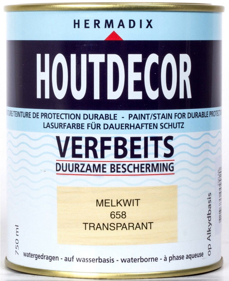 Houtdecor 658 melkwit 750 ml Hermadix