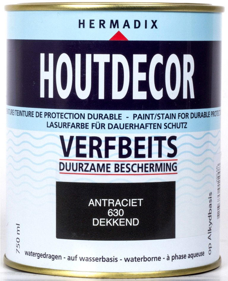 Houtdecor 630 antraciet 750 ml Hermadix