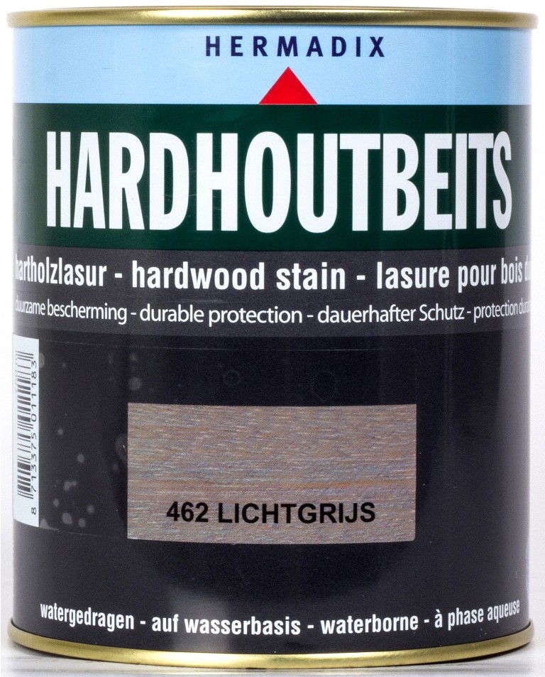 Hardhoutbeits 462 licht grijs 750 ml Hermadix