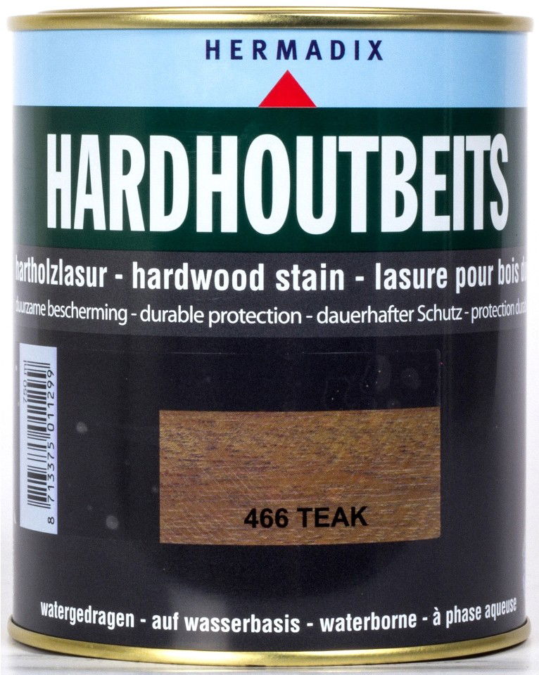 Hardhoutbeits 466 teak 750 ml Hermadix