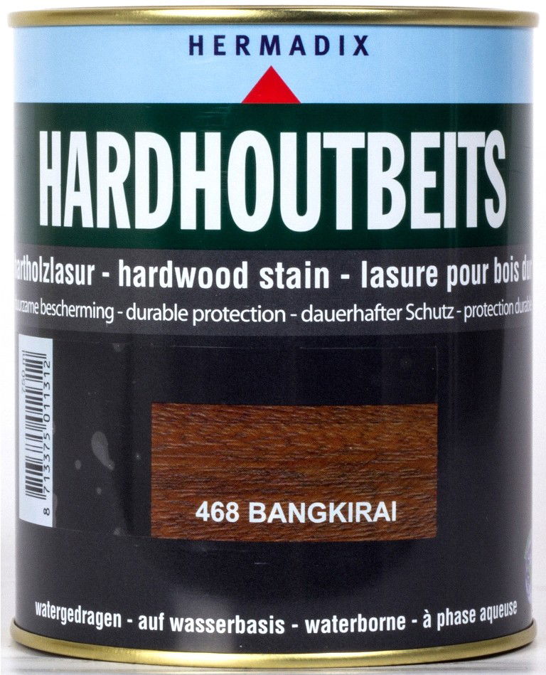 Hardhoutbeits 468 bangkirai 750 ml Hermadix