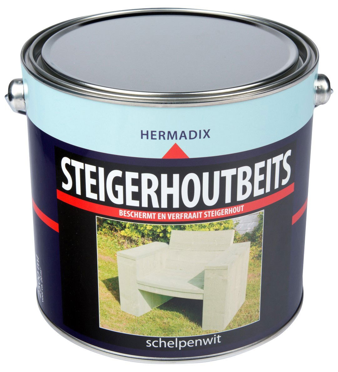 Steigerh.beits schelpen wit 2500 ml Hermadix