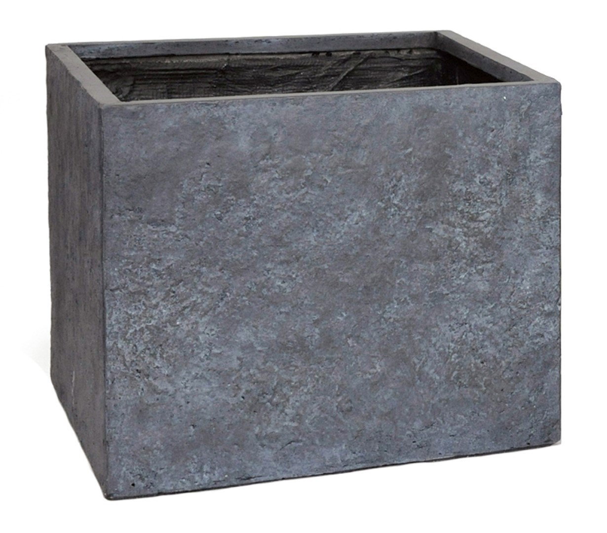 Bloempot Pot kubus arizona b23h23 grafiet Fiberclay clayfibre MCollections - Mcollections