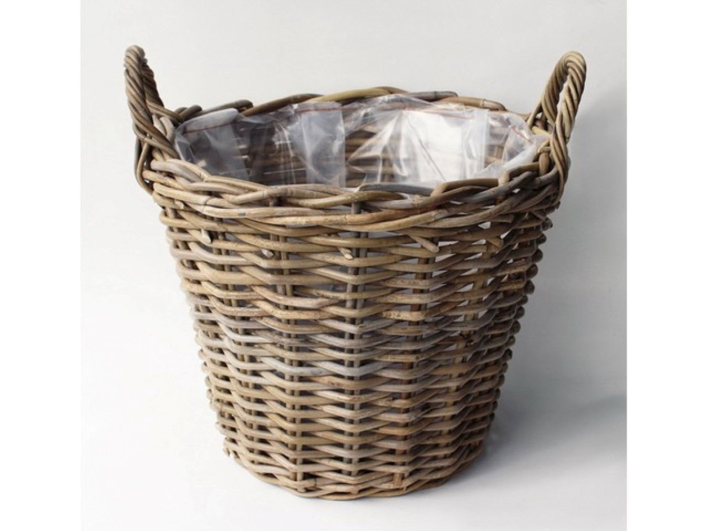 Mand Rotan Antique Grey D25H19CM Van der Leeden