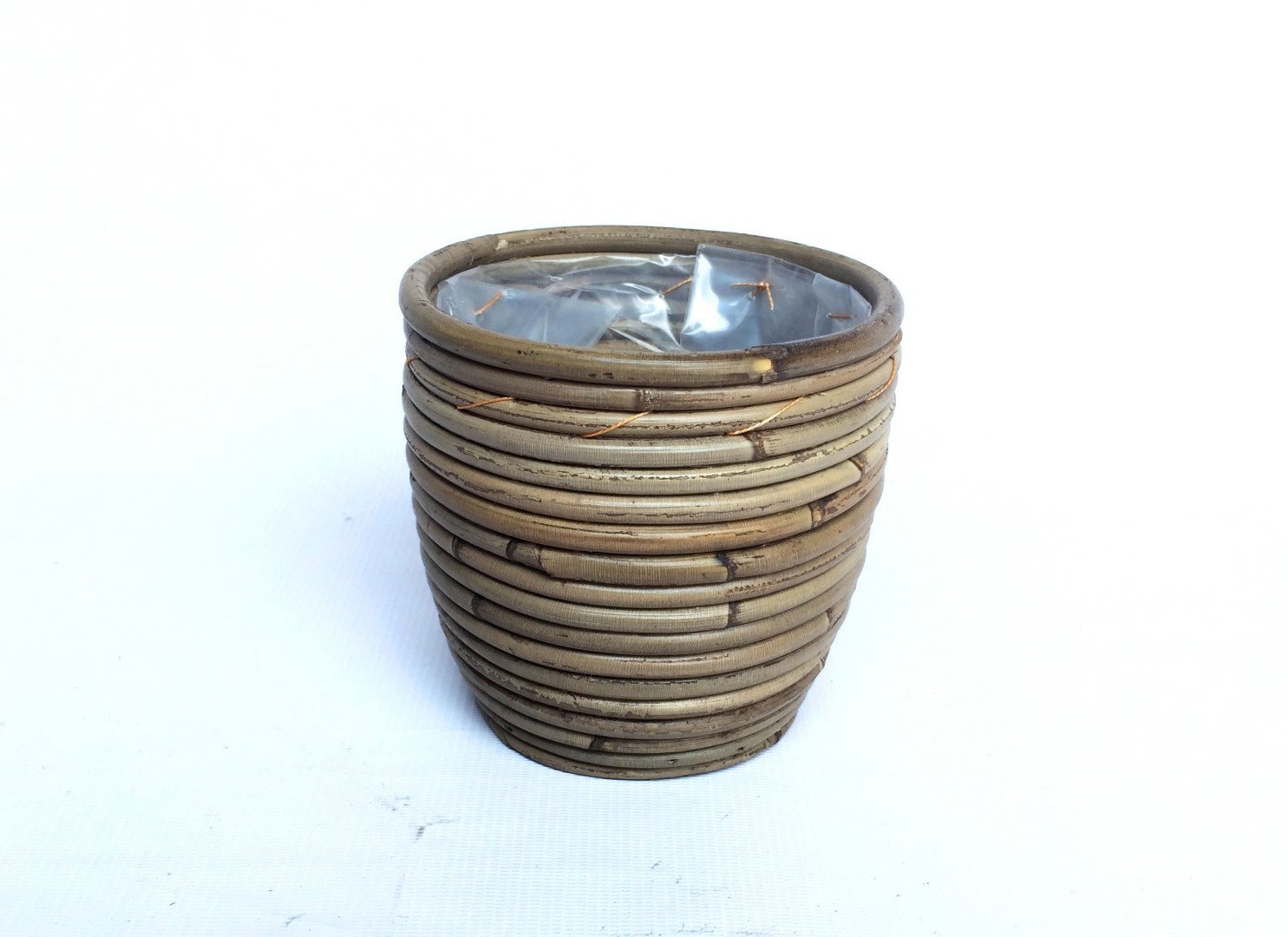 Pot rond ballon streep D15H14 cm Van der Leeden - Van der leeden