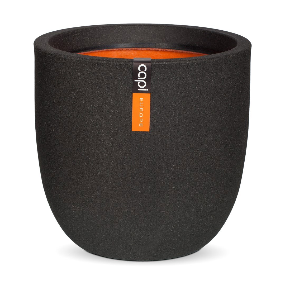 Bloempot Pot bol II 35x34 zwart Capi Tutch - Capi europe