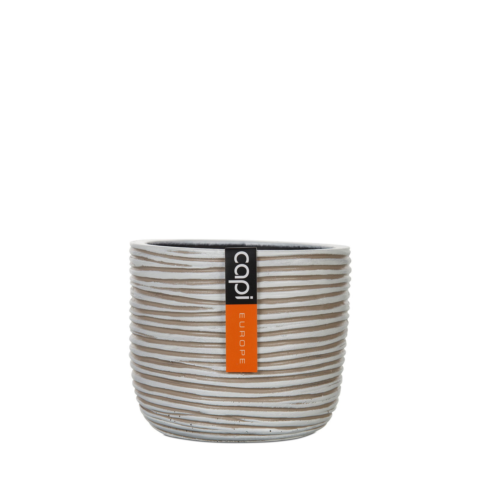 Pot bol Rib 24x21 Ivoor Capi Europe - Capi europe