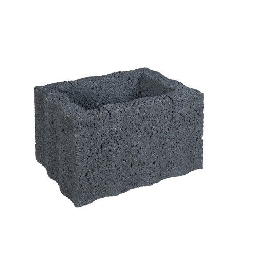 3 stuks! Ridgeflor middel zwart 40x30x25 cm Gardenlux