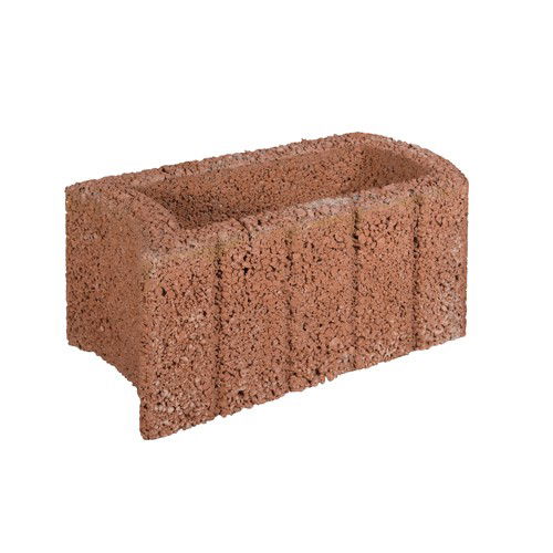 5 stuks! Ovalflor bruin 40x21x20 cm Gardenlux