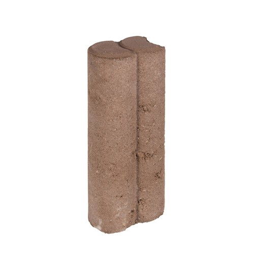 25 stuks! Duo palissaden bruin 6x8.3x25 cm Gardenlux