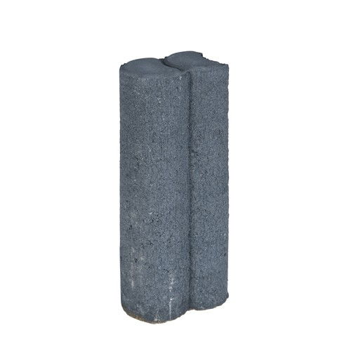 25 stuks! Duo palissaden zwart 6x8.3h25 cm Gardenlux