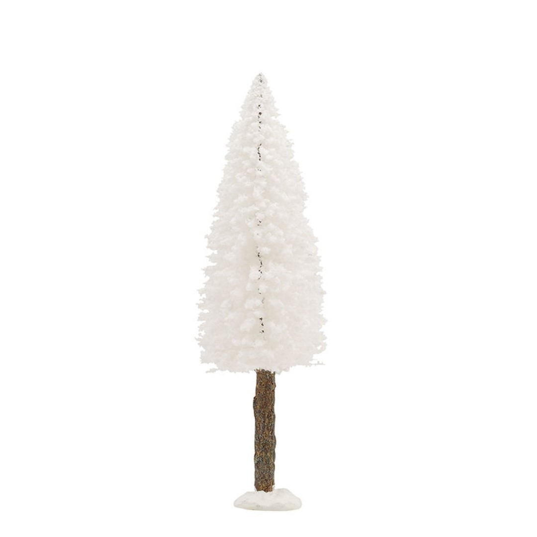 Bristle Tree on log White 20 cm Luville