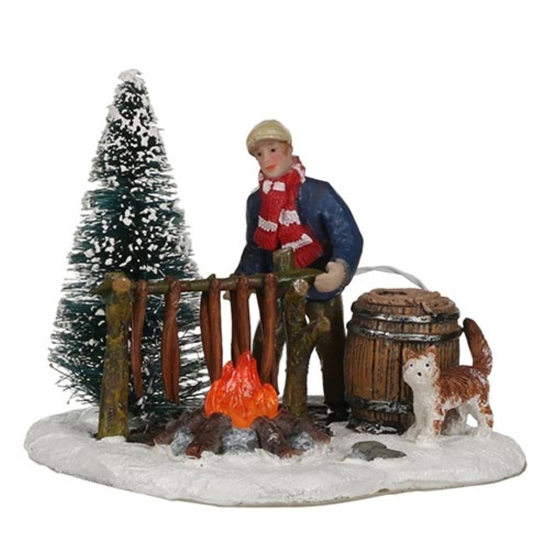 Kerstfiguur Eel Smoker Luville - Luville