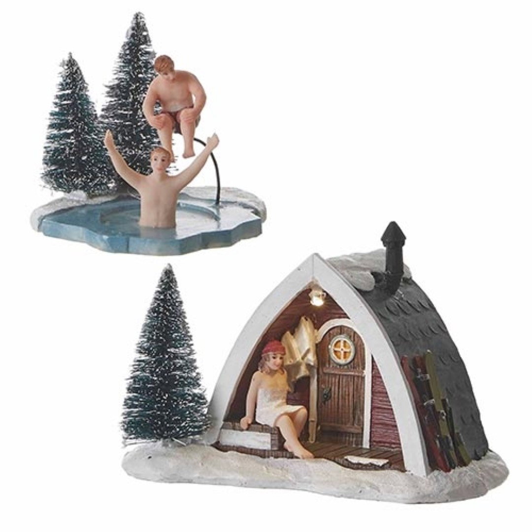 Kerstfiguur Sauna Ritual 2 st. Luville - Luville