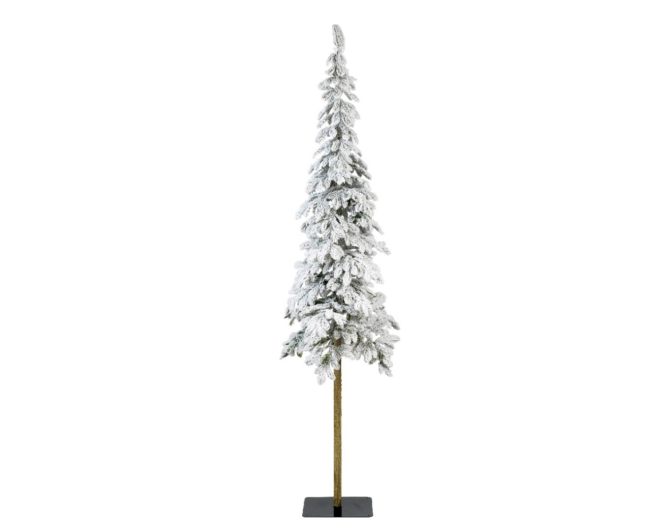 Everlands Alpine tree snowy PE H210 D50 cm groen/wit  - 