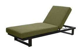 Kazoku lounger aluminium black emerald green Yoi