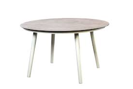 Sashimi dining table dia. 130 cm aluminium salix vulcano Yoi