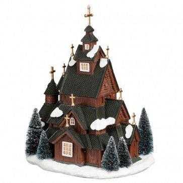 The Stave church l25,5xb19,5xh1cm - Luville