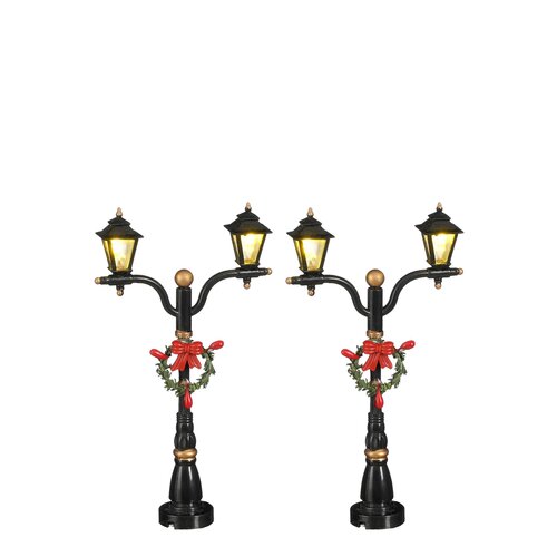 Luville - Lamp Post 2-Light Set van 2