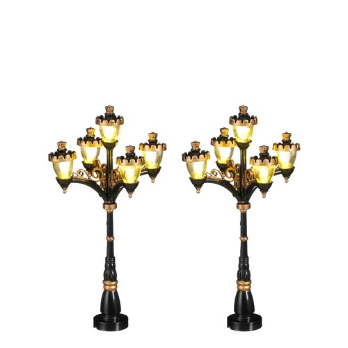 Luville - Street Lamp 5-Light - Set van 2