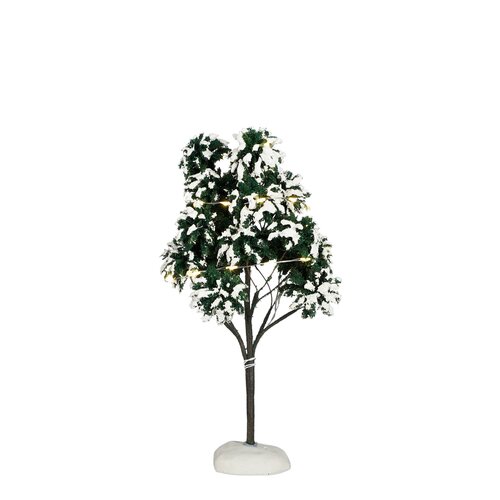 Snowy tree lighted battery operated h23xd12,5cm - Luville