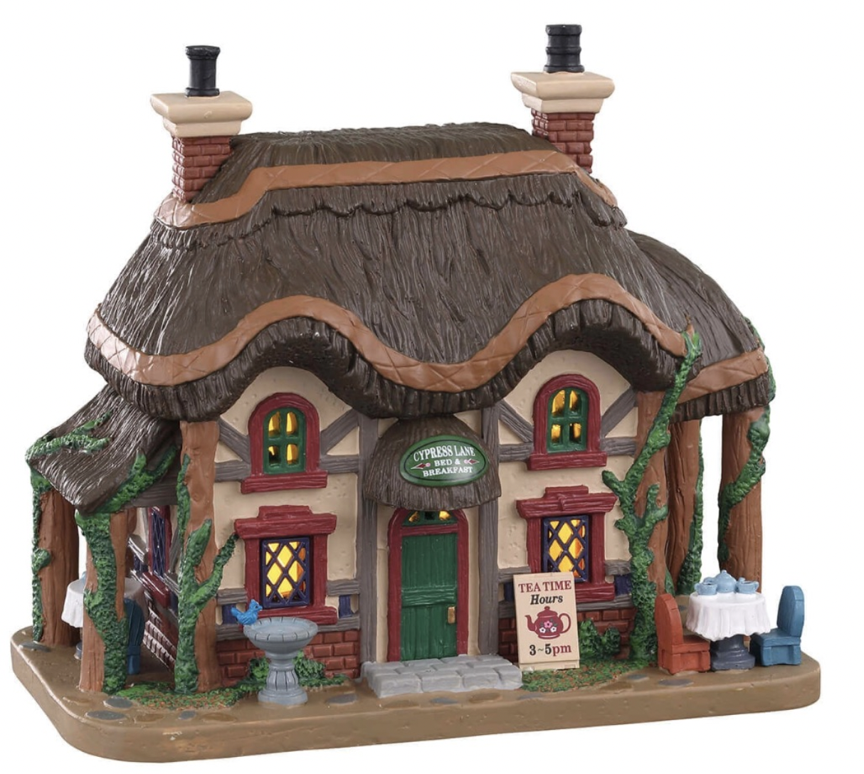 Lemax Cypress lane bed & breakfast, b/o led - 