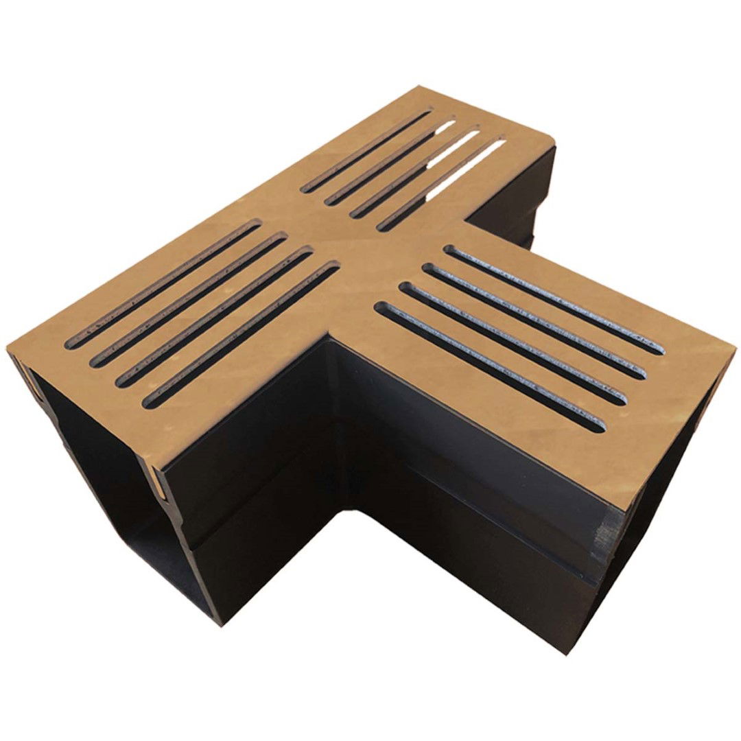 Garden Drain T stuk 18,2 x 6,5 x 10,4 cm Gardenlux