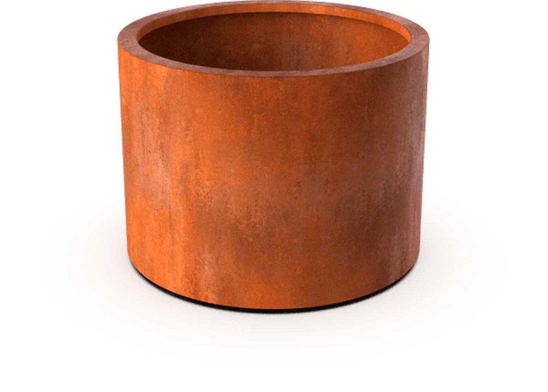 Geroba Ronda ronde plantenbakken Cortenstaal 1200 x 800 mm – oranje