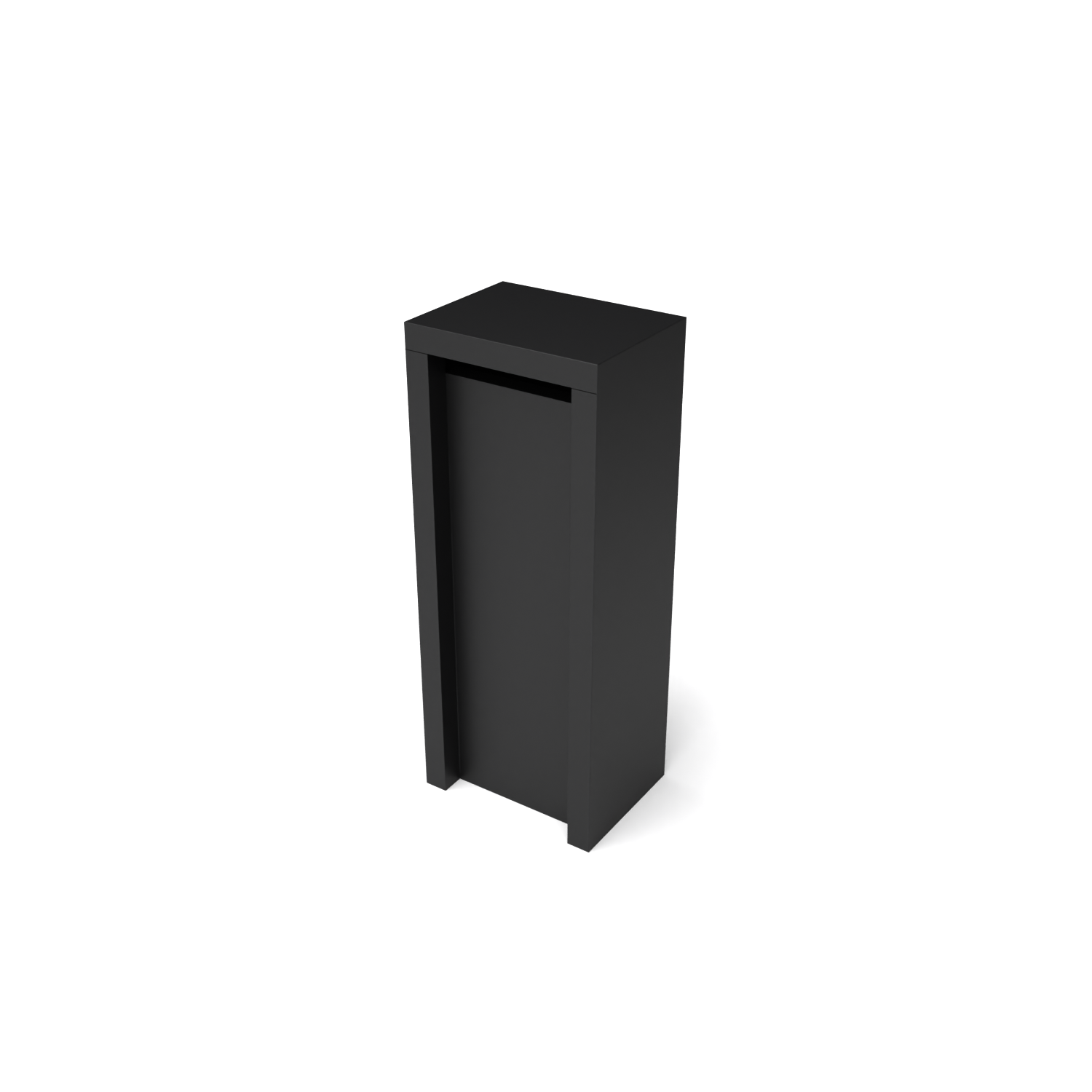 Geroba Litrupa pakketbrievenbus zwart 400x300x1000 mm  - 