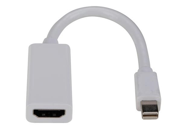 Mini displayport naar hdmi adapter 17 cm m v Velleman