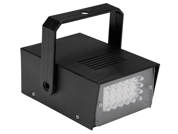 Mini stroboscoop met witte leds 24 leds op batterijen Velleman