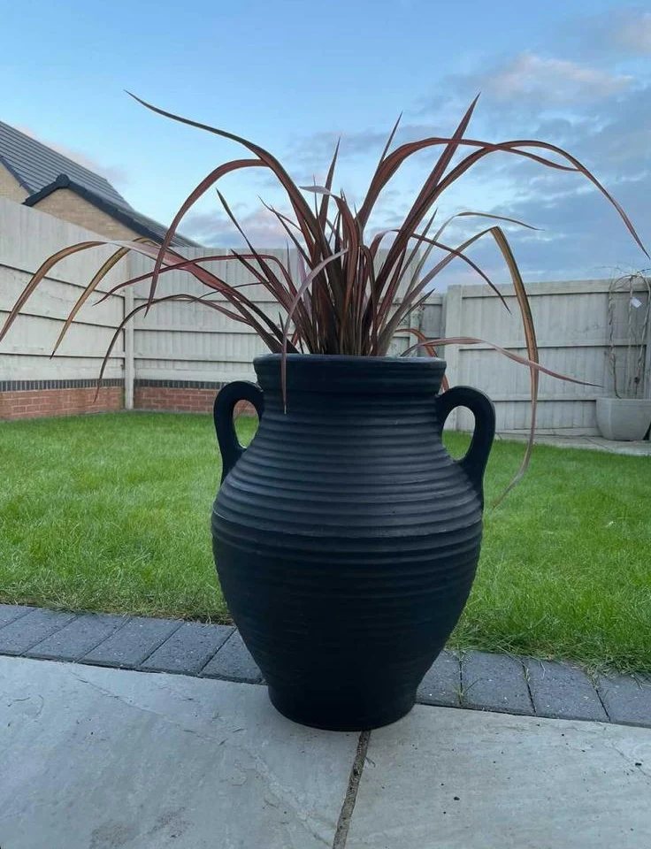 Atheens zwarte 35L plantenbak Prestige