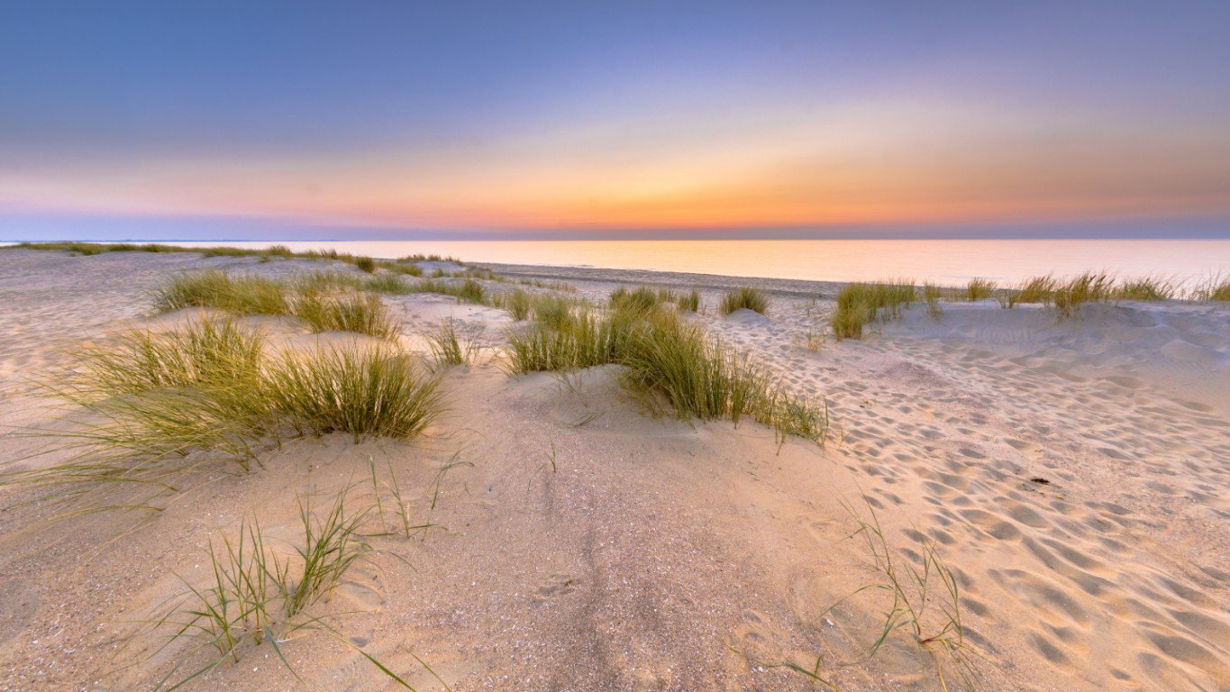 Duinen bij avondlicht 70x50 tuinposter banner VGDesign - Vgdesign