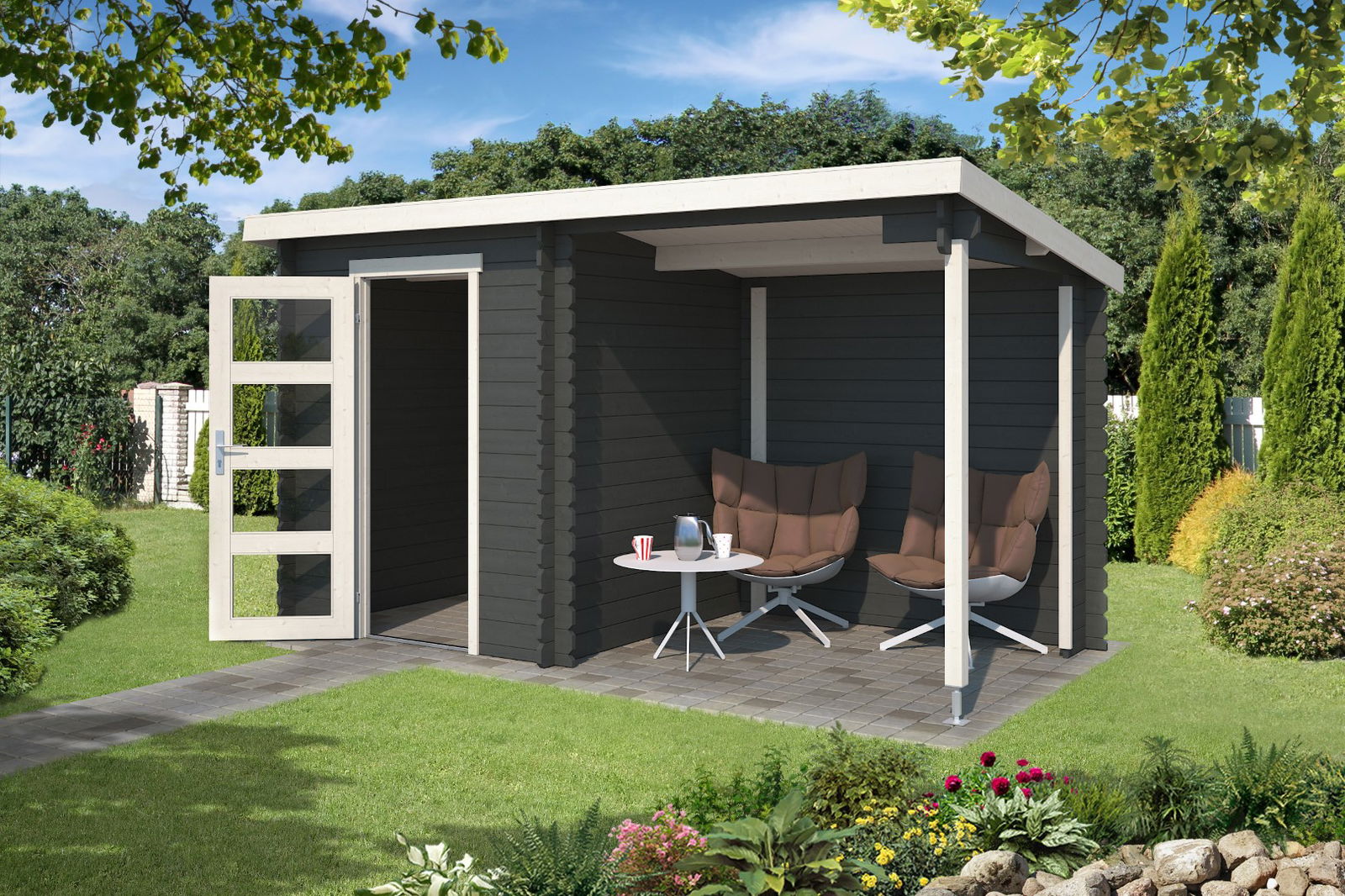 https://cdn.warentuin.nl/media/catalog/product/D/R/DROP8711471201699_01_blokhut_met_overkapping_jelle_370x175_carbon_grey_wit_outd_103f.jpg