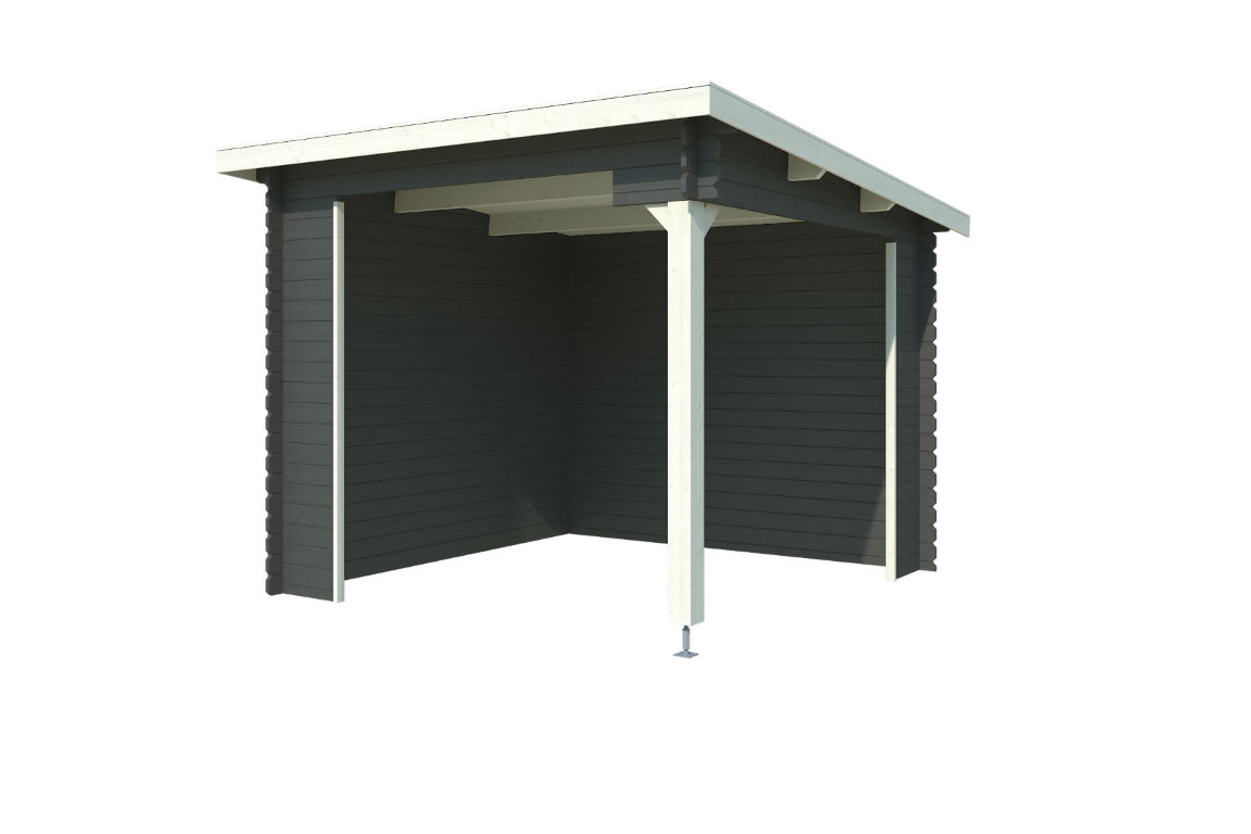 Outdoor life Overkapping Lara 275x275 Carbon Grey-Wit - 