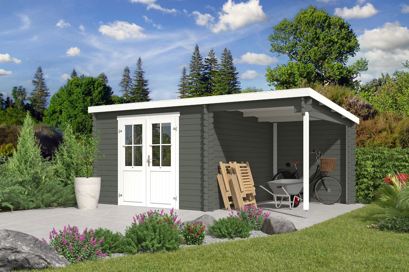 https://cdn.warentuin.nl/media/catalog/product/D/R/DROP8711615186240_01_blokhut_met_overkapping_tampa_481x292_green_grey_wit_outdo_6f18.jpg