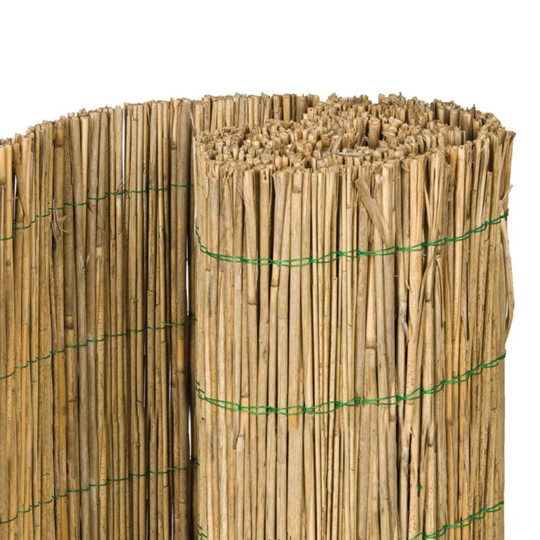 Tuindeco Rieten decoratiemat dubbel 100 cm  - 