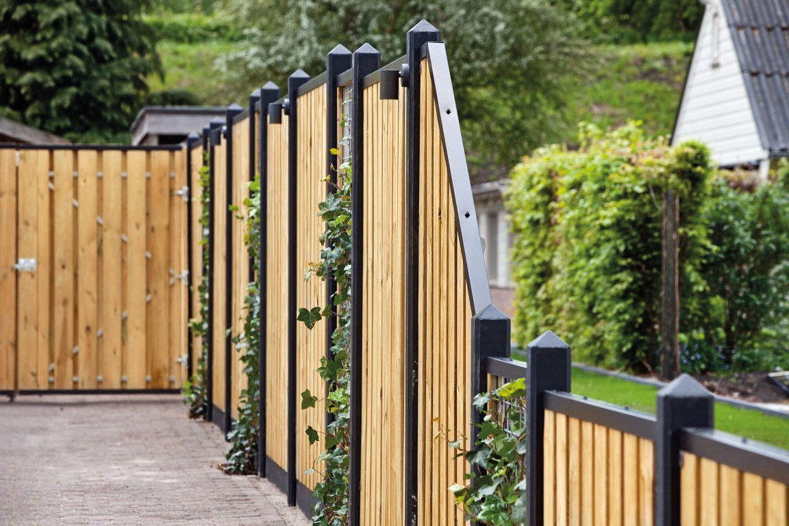 Tuindeco Gaaselementen met kader geimpregneerd 60 cm  - 