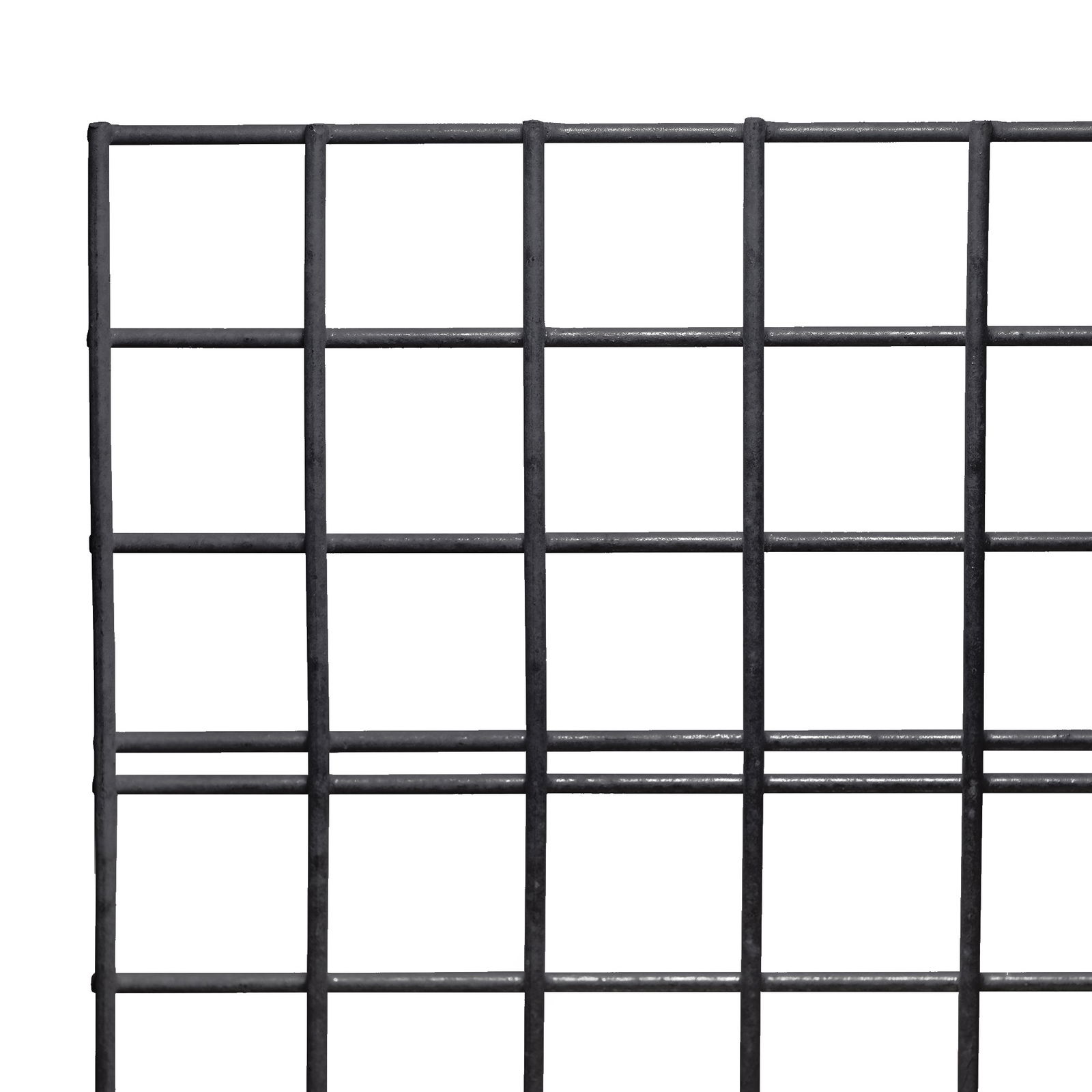Tuindeco Gaaselement 180x180 cm, maaswijdte 10x10 cm zwart  - 