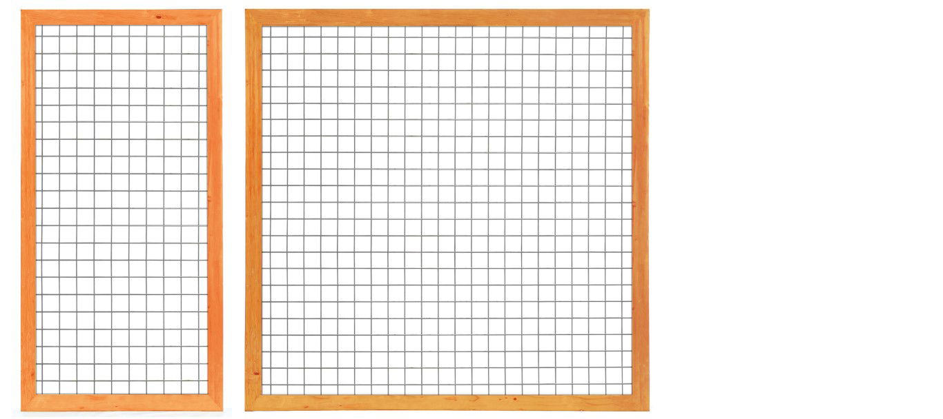 Tuindeco Gaaselement met kader Red Class Wood 90 cm  - 