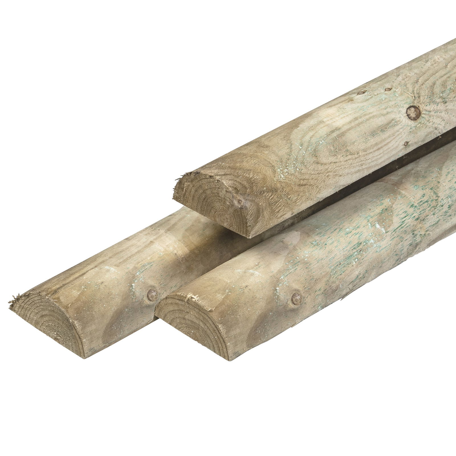 Tuindeco Palissaderegel halfrond 1/2 dia. 7x250 cm II  - 