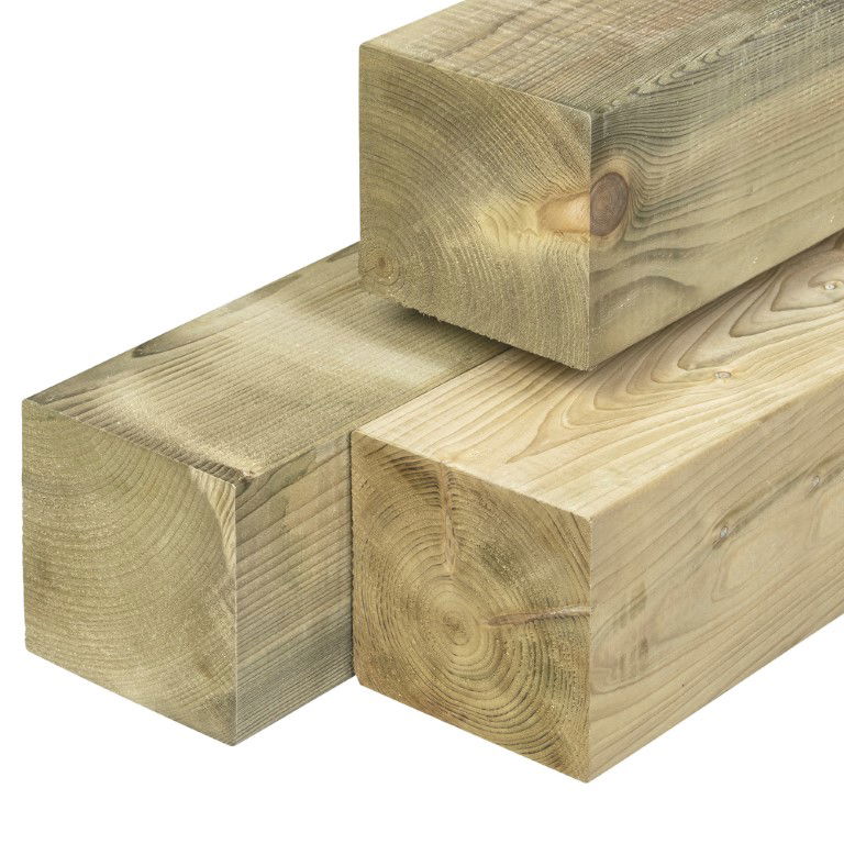 Tuindeco Paal Midden-Europees vuren 13,8x13,8x300 cm  - 