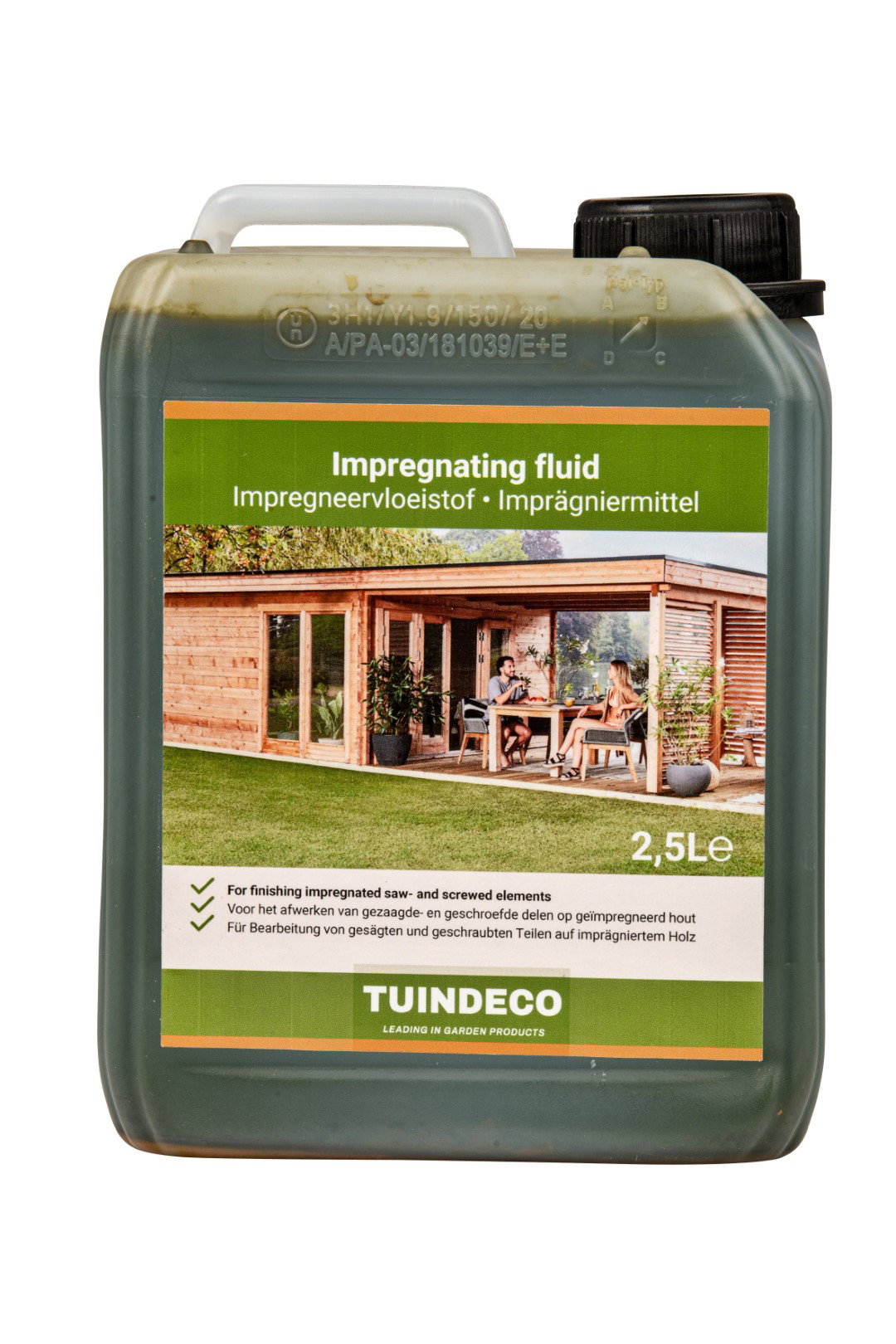 Tuindeco Impregneervloeistof honing geel 2,5 liter – hout