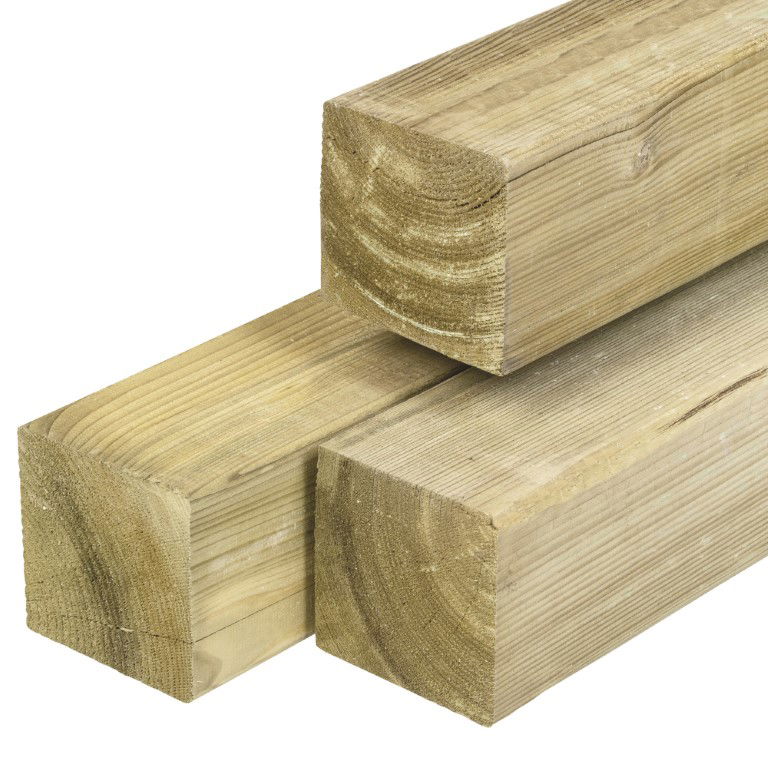 Tuindeco Ondersteuningspaal t.b.v luifel 10,0x10,0x240 cm  - 