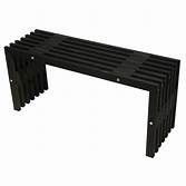 D bench 100 pine black oiled Buitengewoon de Boet