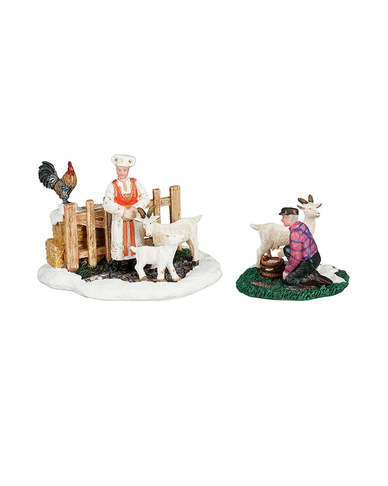 Luville Folklore farmers l10b7.5h6.5 cm 2st - 