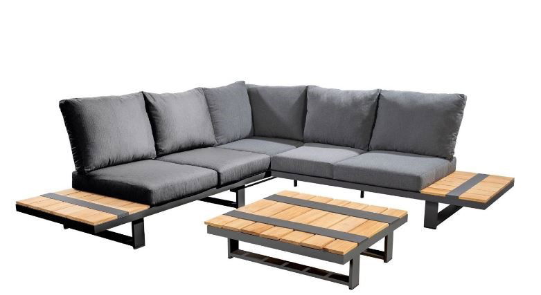Yoi Yuwaa Loungeset Hoekset Vierkant Grijs - 