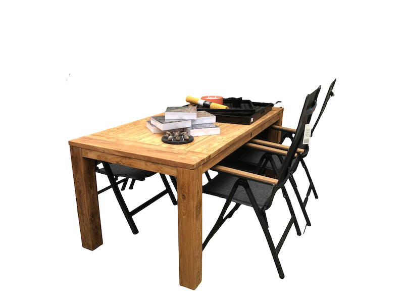 Victoria dining set victoria tafel met 4x arezzo stoel - Driesprong Collection