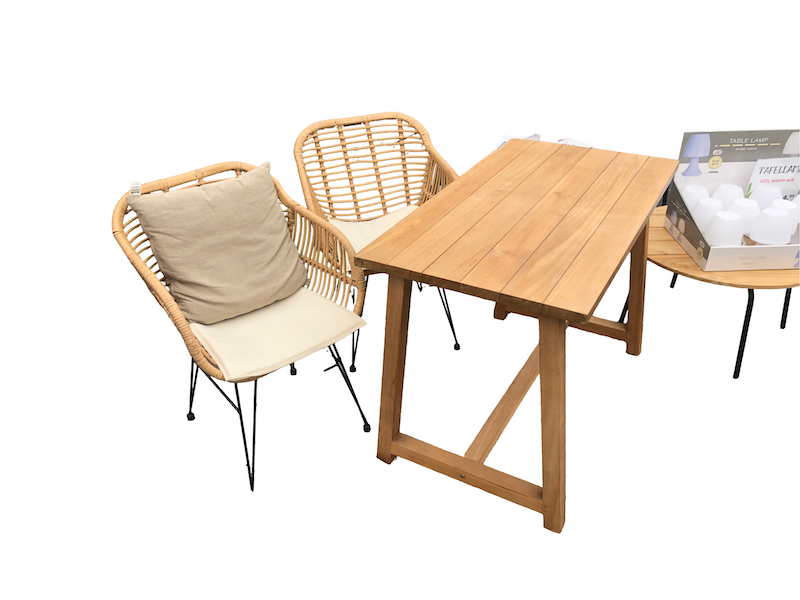 Bas 11 set boyle tafel met 2x ylvi stoel - Driesprong Collection