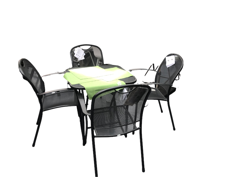 Kettler diningset met 4 kos stoelen en een klaptafel - Driesprong Collection